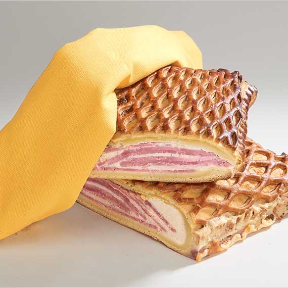 Feuillete jambon bande